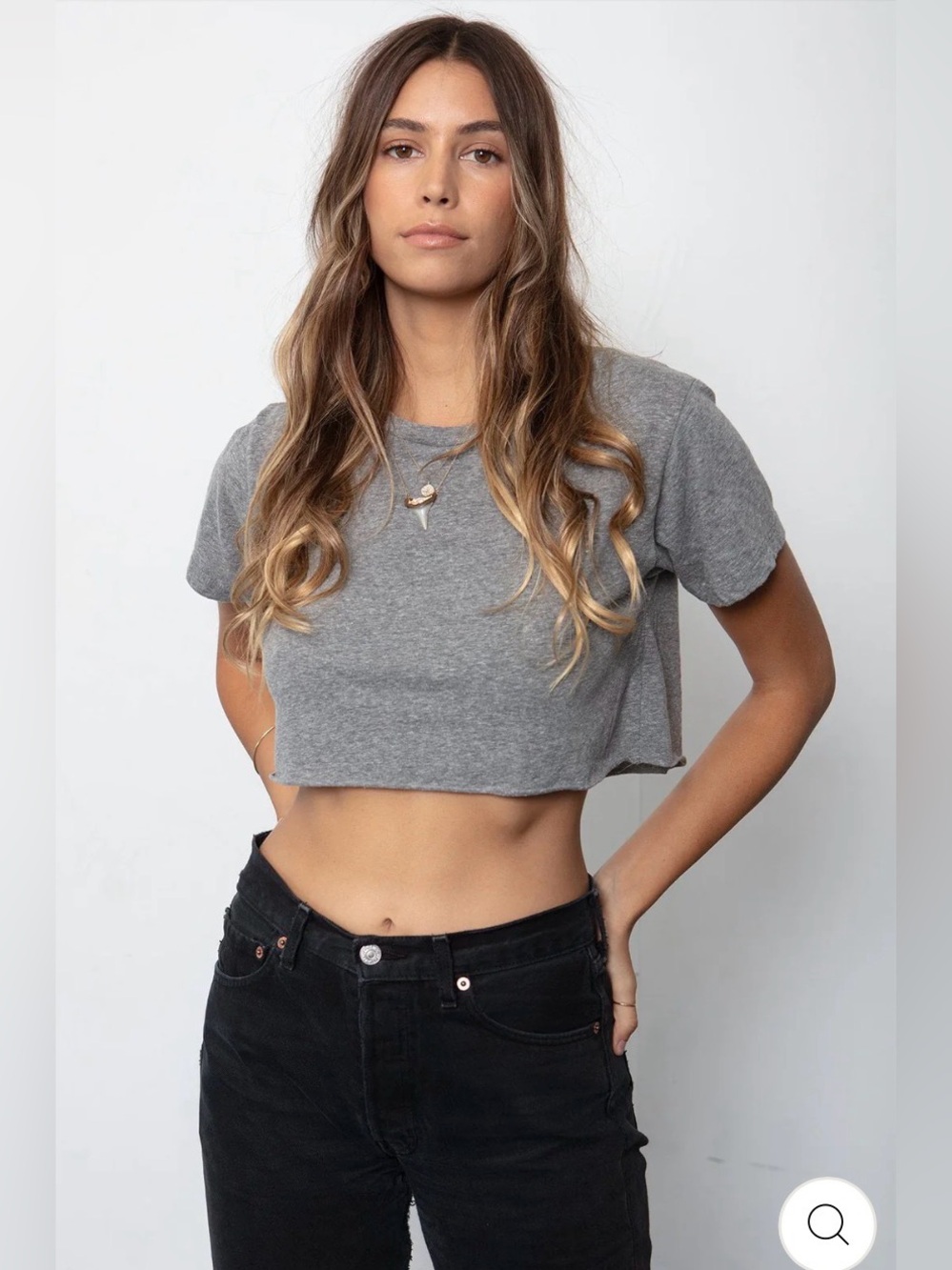 NWOT Stillwater cropped boyfriend tee size L